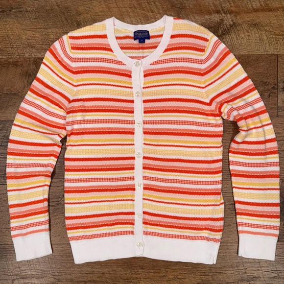 Pendleton Sweaters - Pendelton Button Down Striped Cardigan Size Medium